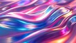© SprintZz - Abstract iridescent wavy texture. Colorful vibrant background.