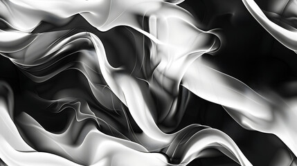 Film Noir Smoke Symphony - Seamless tile. Endless and repeat print.