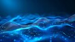 © Otseira - Abstract blue tech background with digital waves, dynamic network system, artificial neural connections, cyber quantum computing and electronic global intelligence