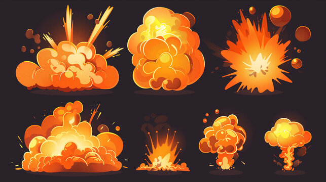 Diverse Assortment of Fire and Smoke Effects