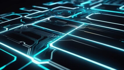 Wall Mural - circuit board background