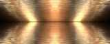 Fototapeta Uliczki - Gold brushed metal texture, abstract background