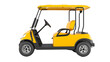© Ziyan Yang - Yellow Golf cart golfcart isolated on white background