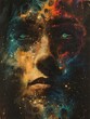 © Tida - Vertical abstract cosmic energy background - A vertical background depicting abstract cosmic energy with vivid light effects