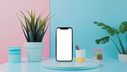Wall Mural - clean and modern social media templates for professional business branding