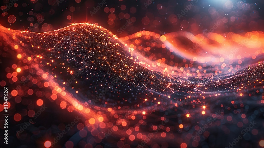 abstract technology background of a quantum computing system with a ...