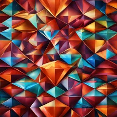 Sticker - abstract geometric background