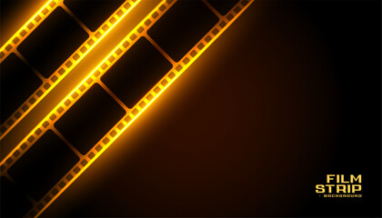 Wall Mural - realistic cinema film strip background for photo studio