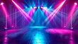 © CrazyJuke - Nightclub pulsates with vivid lights and dancing lasers.