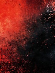 red to black spot , color gradient rough abstract background shine bright light and glow template empty space , grainy noise grungy texture