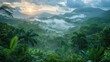 © Ummeya - The lush green landscape of the jungle scene