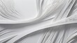 © Muhammad - 3D white geometric abstract background overlap layer on bright space with waves decoration,abstract white gray background for book design