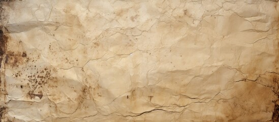 Poster - A copy space image of a distressed paper background with grunge crumpled wrinkled and creased textures
