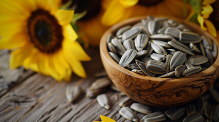 Wall Mural - Sunflower seeds