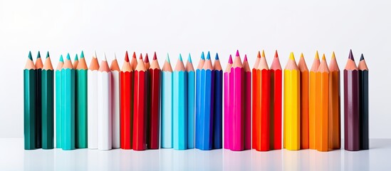 Aufkleber - Isolated school art supplies Copy space image
