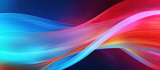 Aufkleber - A vibrant and blurry abstract background with vivid colors is perfect for web design or as a blurred wallpaper Copy space image