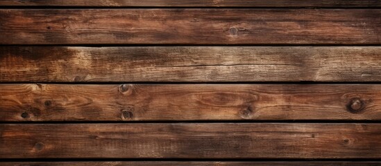 Aufkleber - A copy space image showcasing a set of brown wooden boards