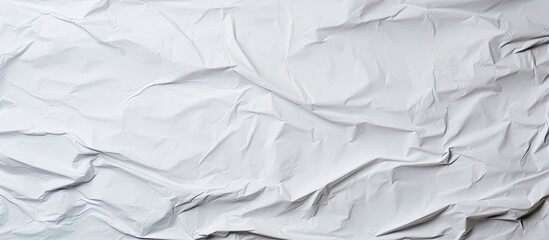 Aufkleber - Background with copy space image showcasing the texture of creased white paper