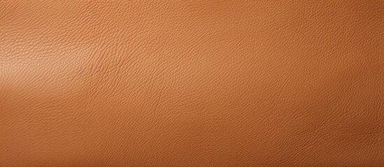 Wall Mural - close up view of a light brown leather surface with an ample copy space image