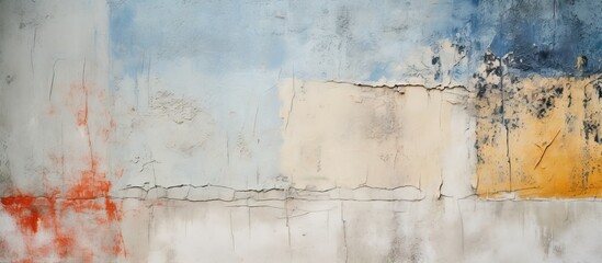 Wall Mural - architectural background featuring the modified color scheme of a concrete wall with painted plaster