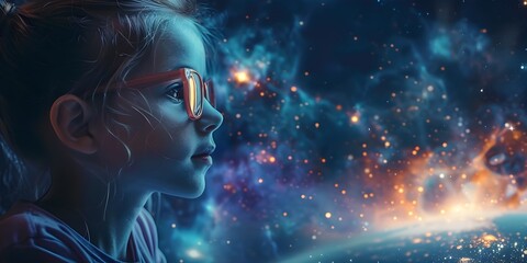 Wall Mural - inspiring the next of stem pioneers through a futuristic sci fi