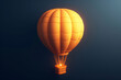 © lin - Hot air balloon 3D icon, travel and vacation concept illustration