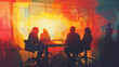 © mattegg - Group of People Brainstorming at Table