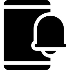 Poster - phone notification bell icon