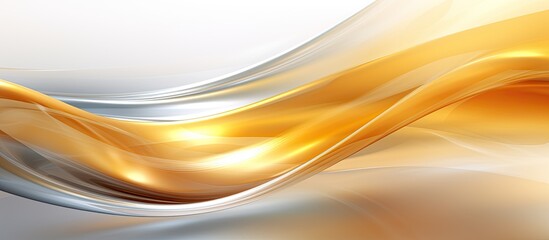 Aufkleber - Abstract background material with silver and gold hues providing ample copy space for images