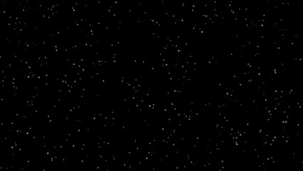 Wall Mural - Illustration stunning seamless looping blinking stars on black sky background