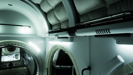 Wall Mural - space station interior in space