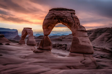 delicate arch in park