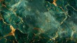 © Maftuh - This image showcases an elegant green and gold marble pattern, with rich textures and a luxurious feel Ideal for backgrounds or wallpapers