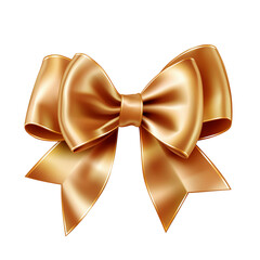 golden bow isolated on white, isolated on transparent background Remove png, Clipping Path, pen tool 