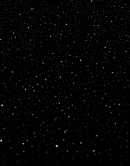 Wall Mural - A view from deep space, showing countless distant stars scattered across the darkness