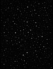 Wall Mural - A view from deep space, showing countless distant stars scattered across the darkness