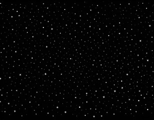Wall Mural - A view from deep space, showing countless distant stars scattered across the darkness