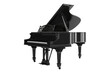 © Usama - Black piano isolated on transparent background