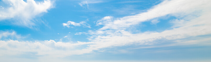 Wall Mural - white clouds and blue sky in sardinia