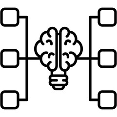 Sticker - Mind Map Icon