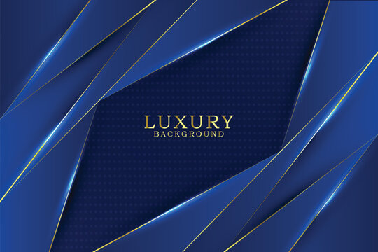 abstract triangle overlapping on navy blue background. luxury and elegant design