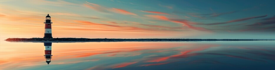 Wall Mural - Abstract Lighthouse Patterns With A Summer Touch. With Copy Space, Abstract Background