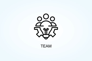 Team Vector  Or Logo Sign Symbol Illustration