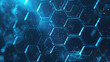© Jan - Abstract blue technology hexagonal background