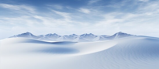Aufkleber - Snow smooth flat abstract background. copy space available