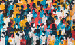 © Sawyer0 - A diverse crowd of people from different cultures and nationalities. Each character has unique features that symbolize the ethnic diversity and cultural richness of our world.
