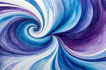 Watercolor swirl background blending seamless pattern central vortex