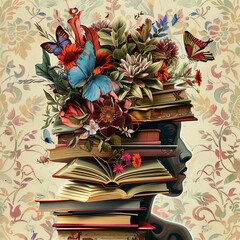 Wall Mural - the photo depicts a stunning, vibrant, and intricately detailed photorealistic image.
