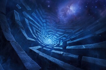 Poster - Navigate through celestial maze