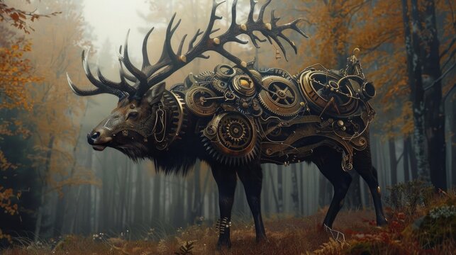 Steampunk Elk